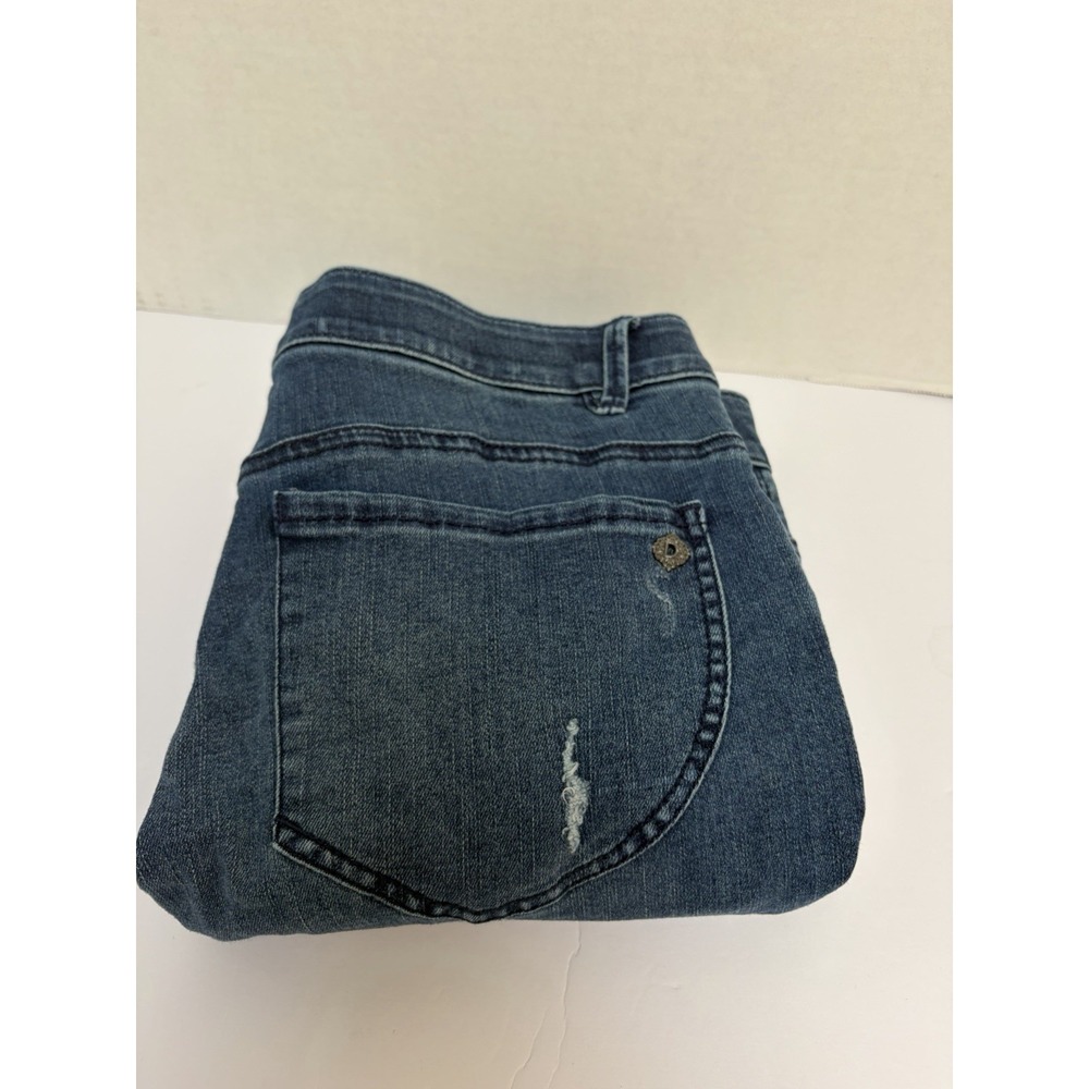 Democracy "Ab"technology Hi-Rise Stretch Skinny Distressed Jeans Size 12